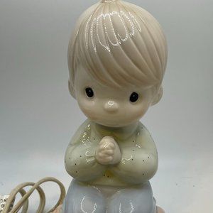 Precious Moments 1990 Praying Boy Night Light